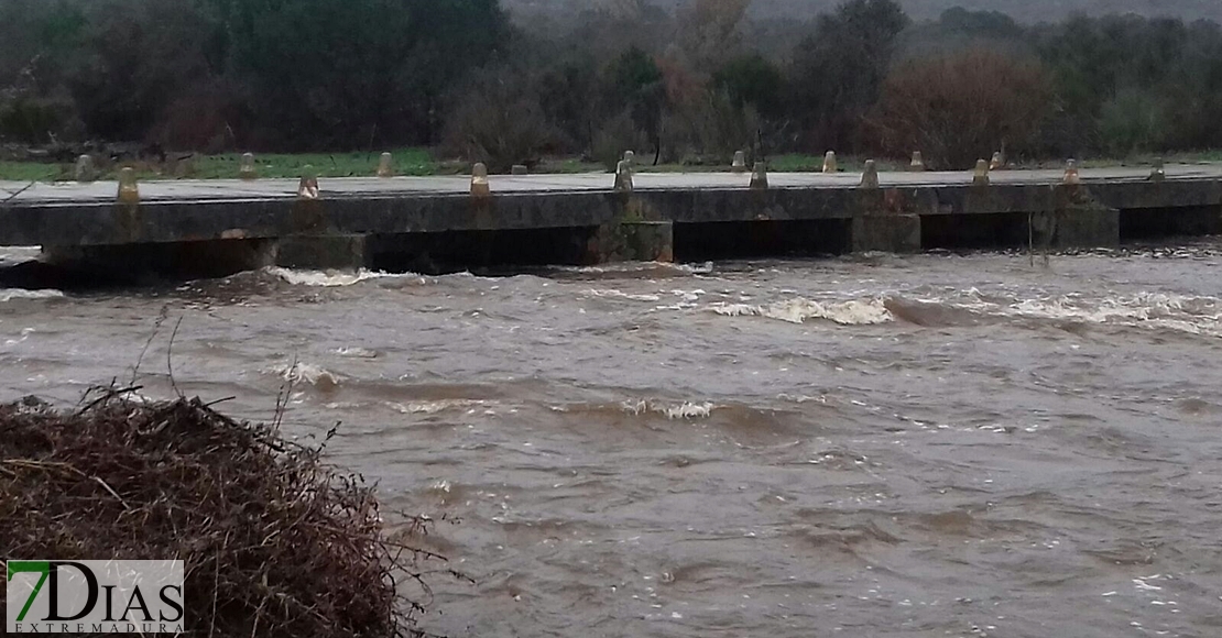 Imágenes que está dejando la Borrasca Gisele en Extremadura