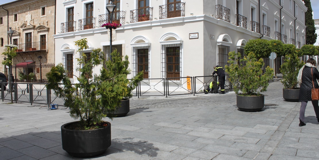 La Plaza de España de Mérida contará con un vallado en su contorno
