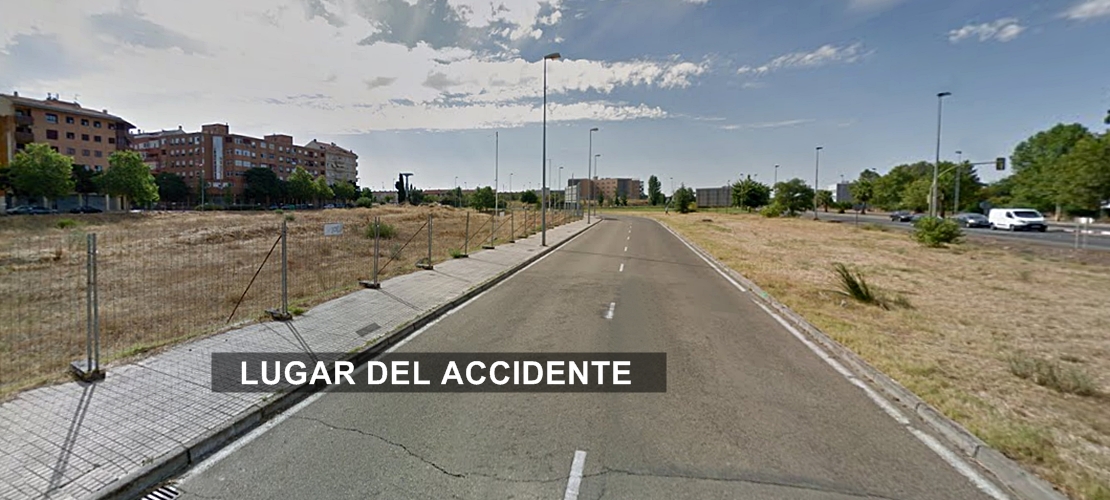 Un joven herido grave tras accidentarse en Cáceres capital