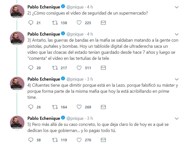 Arde Twitter con el último escándalo Cifuentes