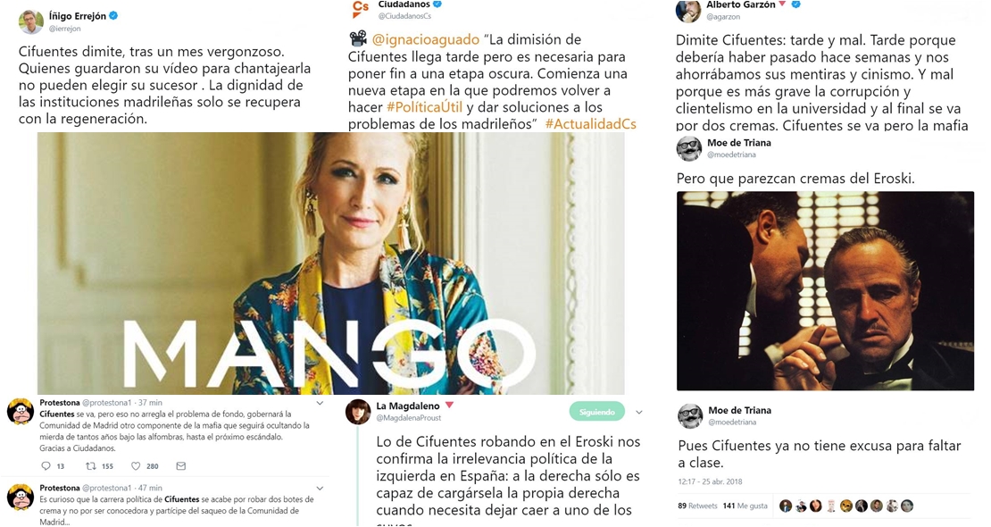 Arde Twitter con el último escándalo Cifuentes