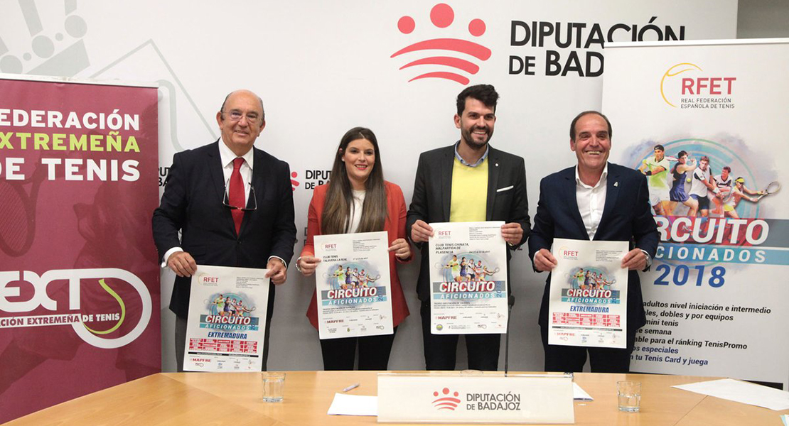 El II Torneo de Aficionados de Tenis llega a Extremadura