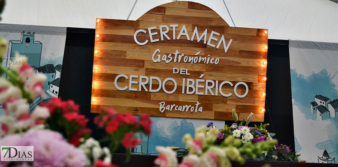 Arranca el XIII Certamen Gastronómico del Cerdo Ibérico en Barcarrota