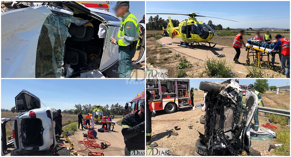 Grave accidente de tráfico en Vegas Altas