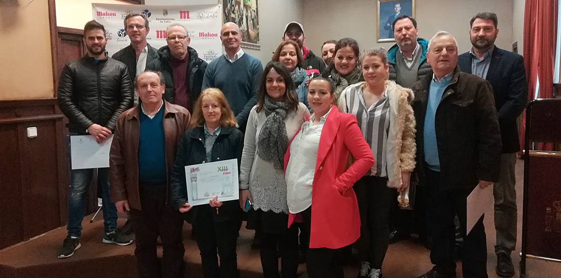 Entregados los premios del XIII Festival de la Tapa de Zafra
