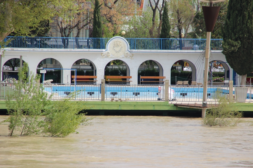 La crecida del Ebro en imágenes