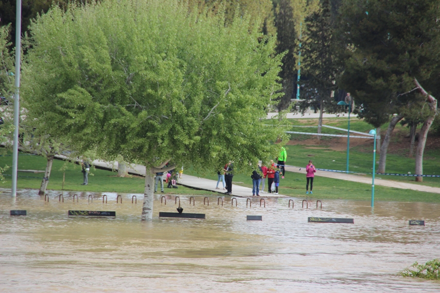 La crecida del Ebro en imágenes