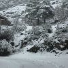 La nieve visita el norte de Extremadura por encima de 800 metros
