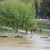 La crecida del Ebro en imágenes