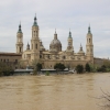 La crecida del Ebro en imágenes