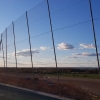 Temor en Cerro Gordo a que el viento derrumbe su pista deportiva