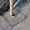 Temor en Cerro Gordo a que el viento derrumbe su pista deportiva