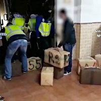 Intervenidos 3.300 kilos de hachís ocultos en dos inmuebles