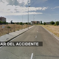 Un joven herido grave tras accidentarse en Cáceres capital