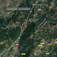 12 vehículos implicados en una colisión múltiple en la provincia de Cáceres