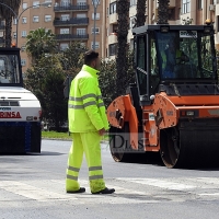 Continúan las obras en la avenida pacense de Sinforiano Madroñero