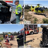 Grave accidente de tráfico en Vegas Altas