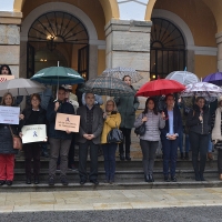 Minuto de silencio por Patricia, mujer asesinada por su marido en Blanes