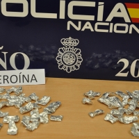 La Policía Nacional detiene a una mujer con 58 dosis de heroína