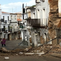 Susto en Alburquerque por el derrumbe de una vivienda
