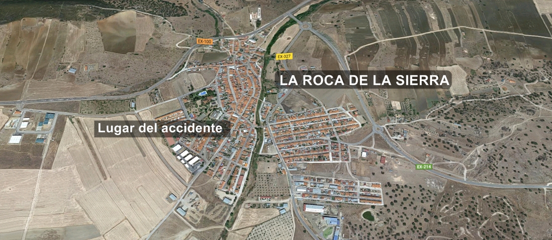 Un joven herido grave tras sufrir un accidente de moto en La Roca de la Sierra (BA)