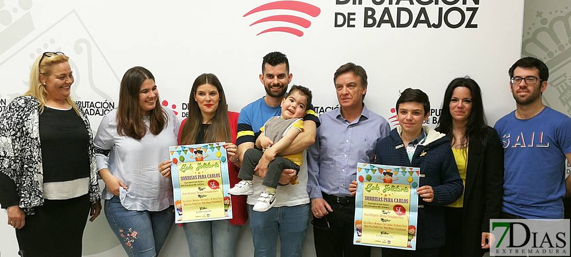 Una gala solidaria a favor del pacense de 3 años, Carlos Rigote Vera