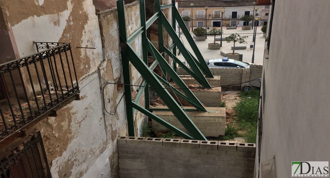 Otro edificio se viene abajo en el Casco Antiguo de Badajoz