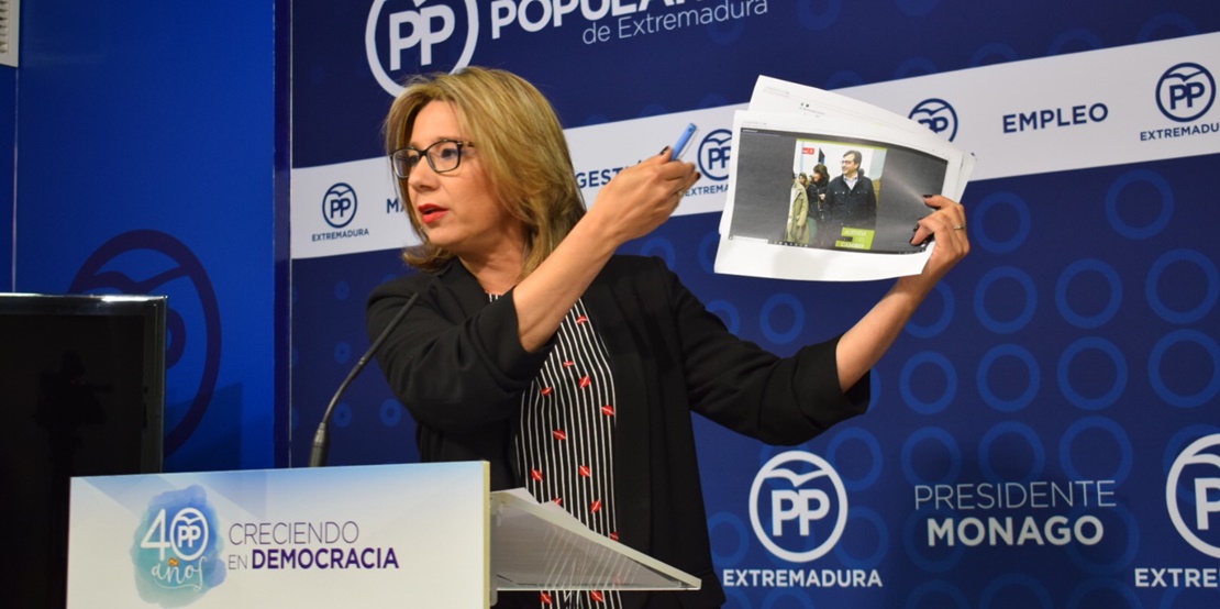 PP: “Vara se financia su campaña electoral con el dinero de todos los extremeños”