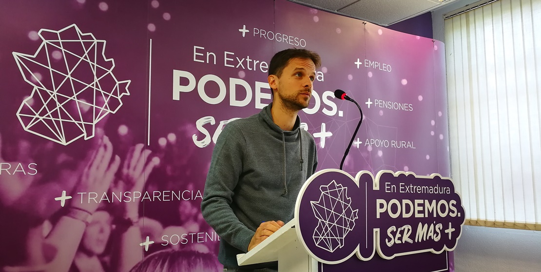 Podemos señala que tanto PSOE como PP “perjudican a Extremadura”