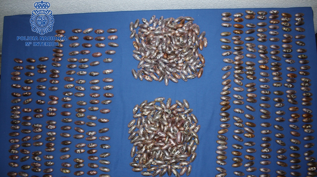 Detenidos cuatro hombres que portaban más de 7 kilos de hachís en sus organismos