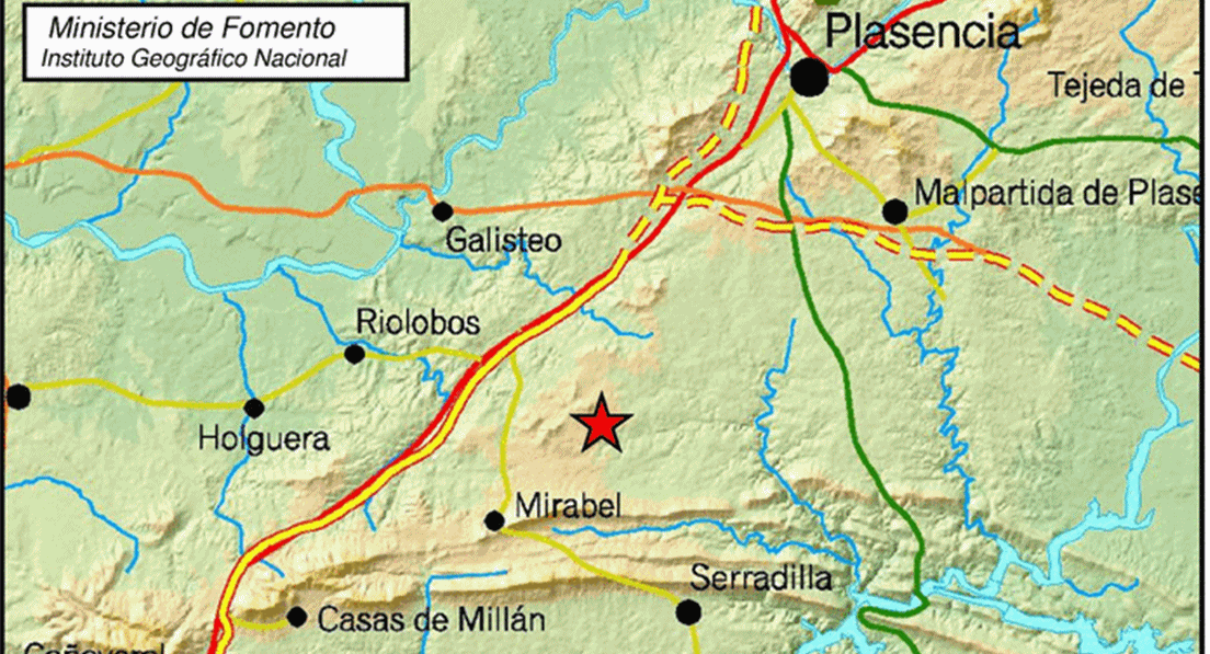 Detectado un nuevo seísmo en la provincia de Cáceres