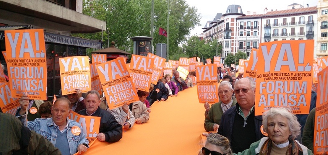 Convocada manifestación en Cáceres por los afectados en los casos Forum y Afinsa
