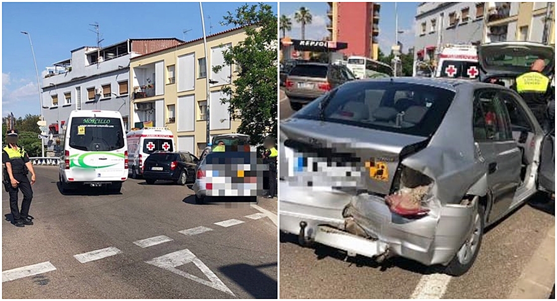 Tres personas heridas en una colisión en Mérida