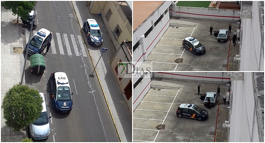 La Policía actúa contra la ocupación ilegal en un edificio de Badajoz