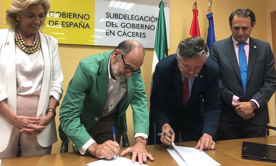 Garrovillas de Alconétar ha recepcionado un tramo de la antigua N-630