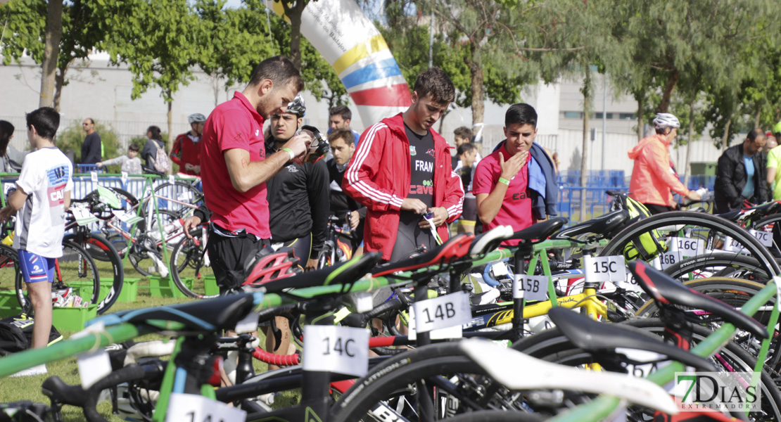 Imágenes del Triatlón Puerta Palmas de Badajoz 2018