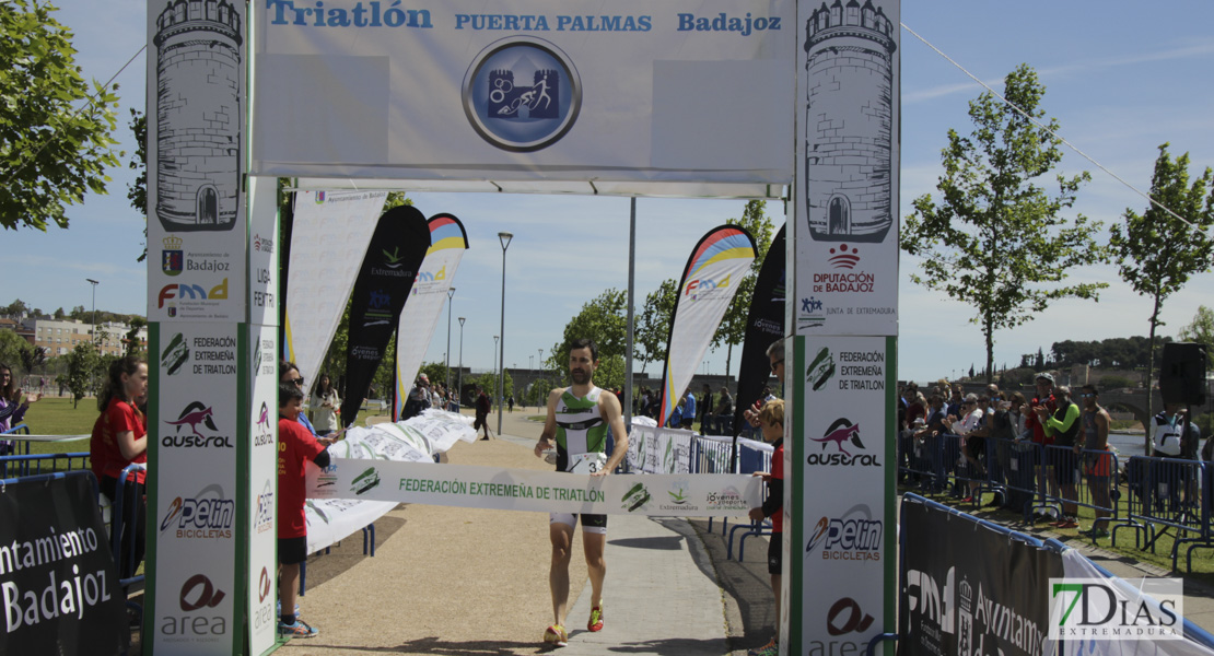 Imágenes del Triatlón Puerta Palmas de Badajoz 2018