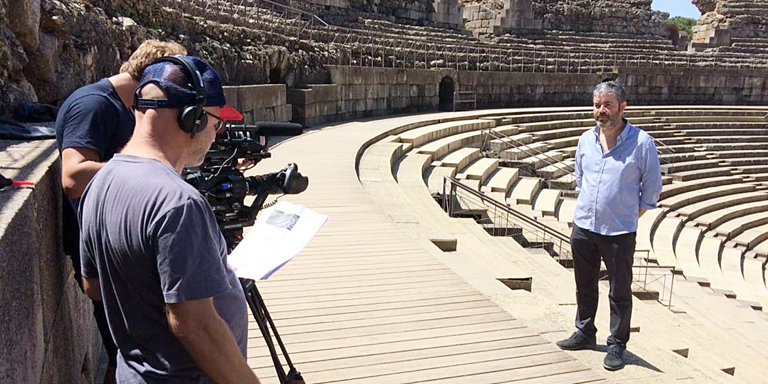 El patrimonio romano de Mérida protagonista de un documental para la TV francesa