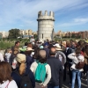 Centenares de personas visitan el puente de Gévora