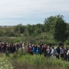 Centenares de personas visitan el puente de Gévora