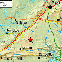 Detectado un nuevo seísmo en la provincia de Cáceres