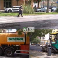 Siguen los cambios de tráfico por obras de asfaltado en Badajoz