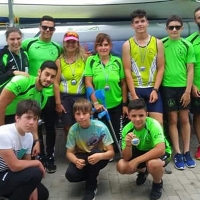 El Club Piragüismo de Badajoz vuelve de Proserpina con ocho medallas