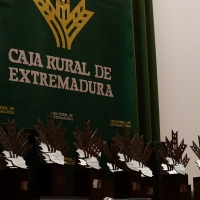 Caja Rural de Extremadura entrega los XIX premios Espiga Vino D.O Ribera del Guadiana