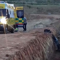 Herido tras caer a una zanja de 4 metros en Las Vaguadas (BA)