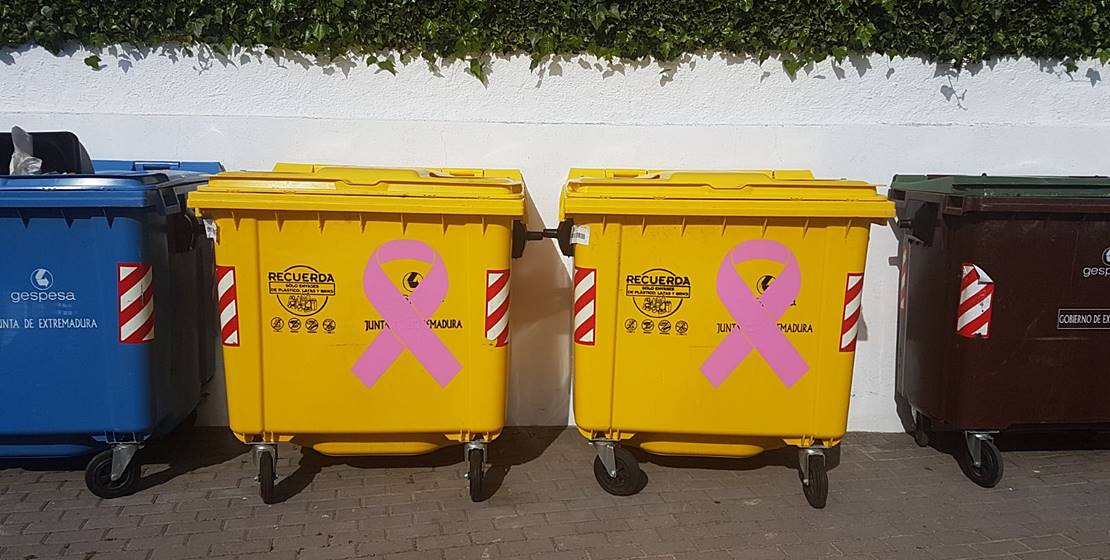 Montemolín recicla para luchar contra el cáncer