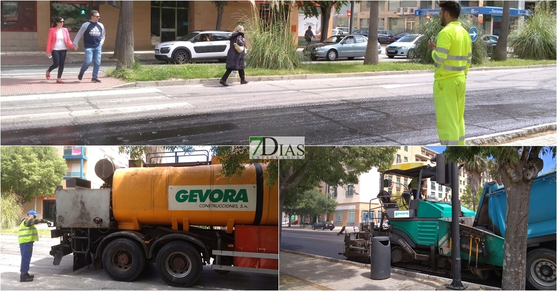 Siguen los cambios de tráfico por obras de asfaltado en Badajoz