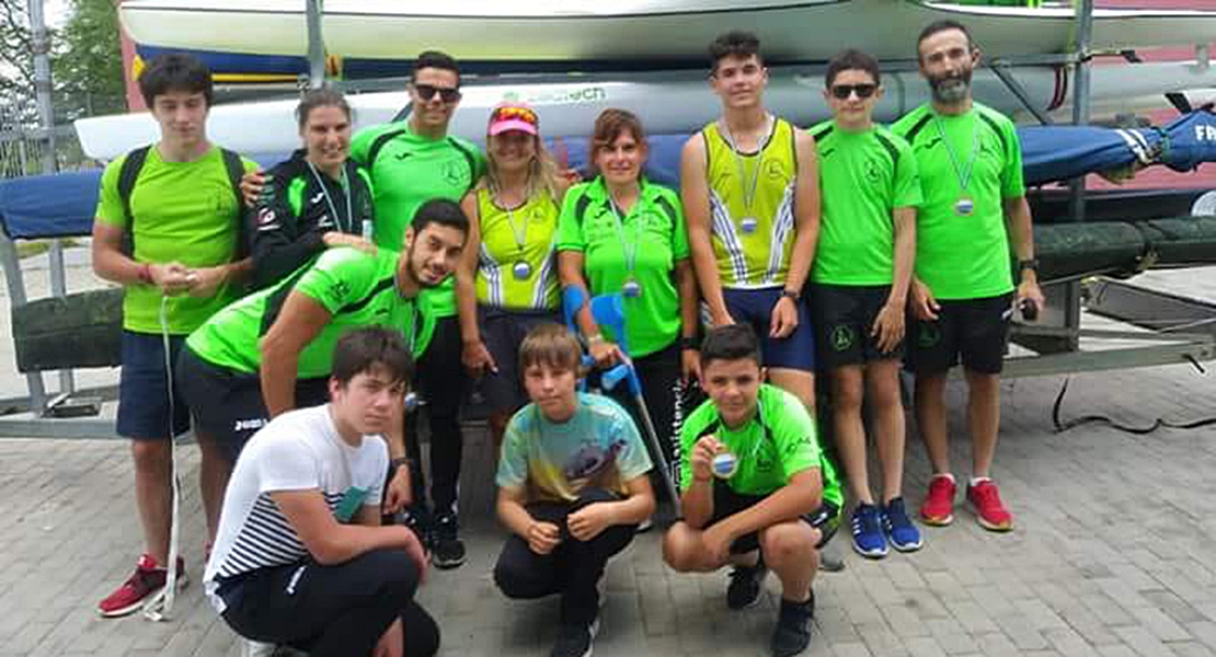 El Club Piragüismo de Badajoz vuelve de Proserpina con ocho medallas