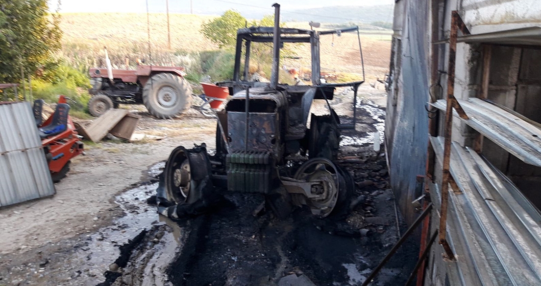 Grave incendio en una finca del norte extremeño