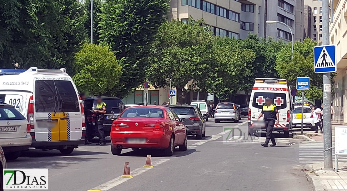 Una mujer es atropellada en el centro de Badajoz